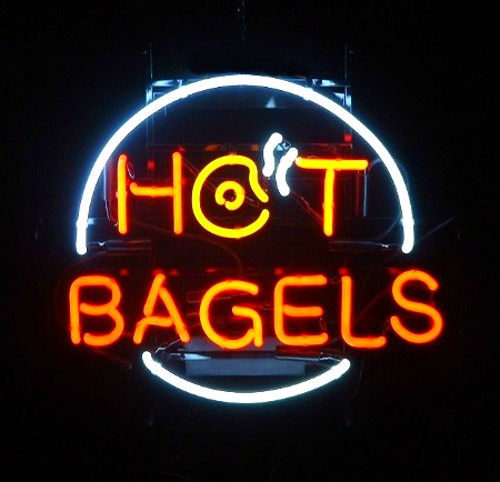 neon pro restaurant Américain bagels