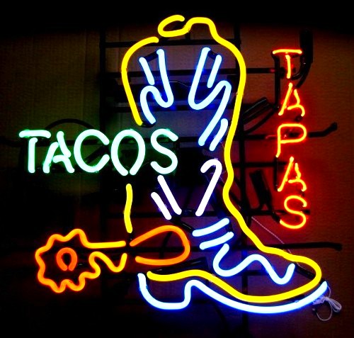 Neon pro CHR Texas Tacos